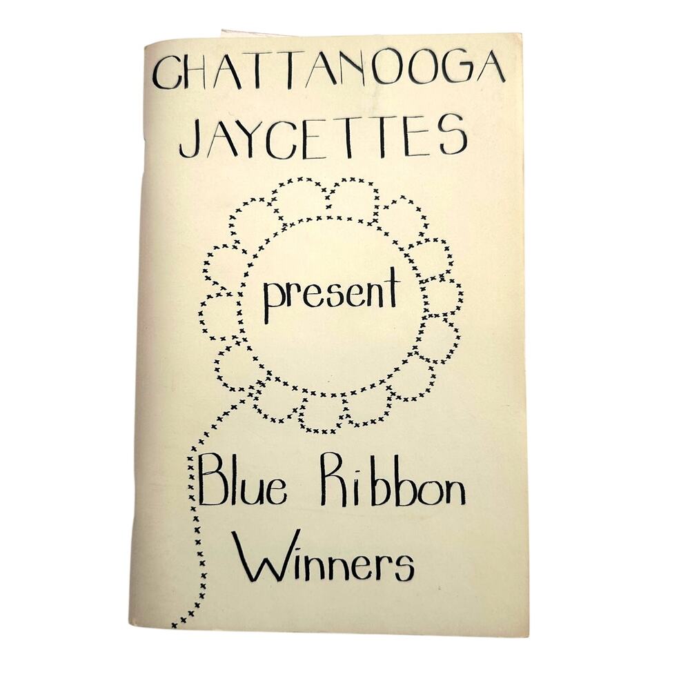 1980 Chattanooga Jaycettes Blue Ribbon Winners Tri-State Fair Tennessee Cookbook